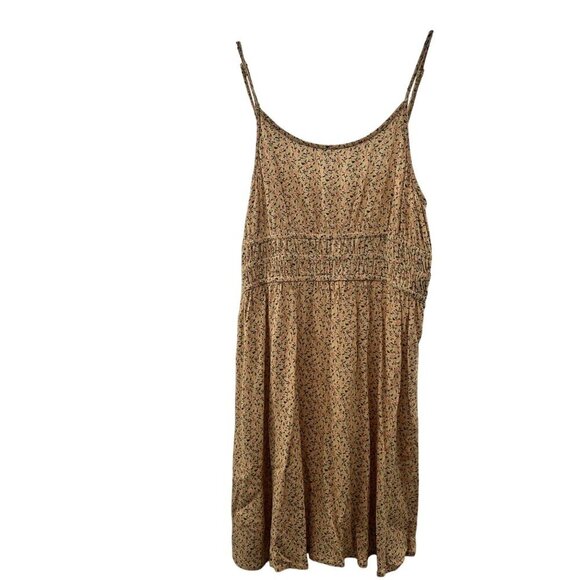 American Eagle Women's Floral Mini Sundress Sleeveless Yellow/Multi Size Small - Picture 1 of 9